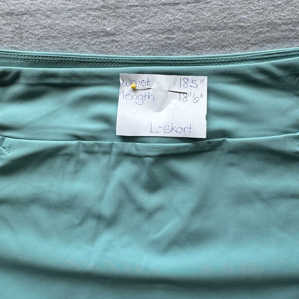 Mimosa mint aqua pickleball tennis skirt - Picture 2 of 3
